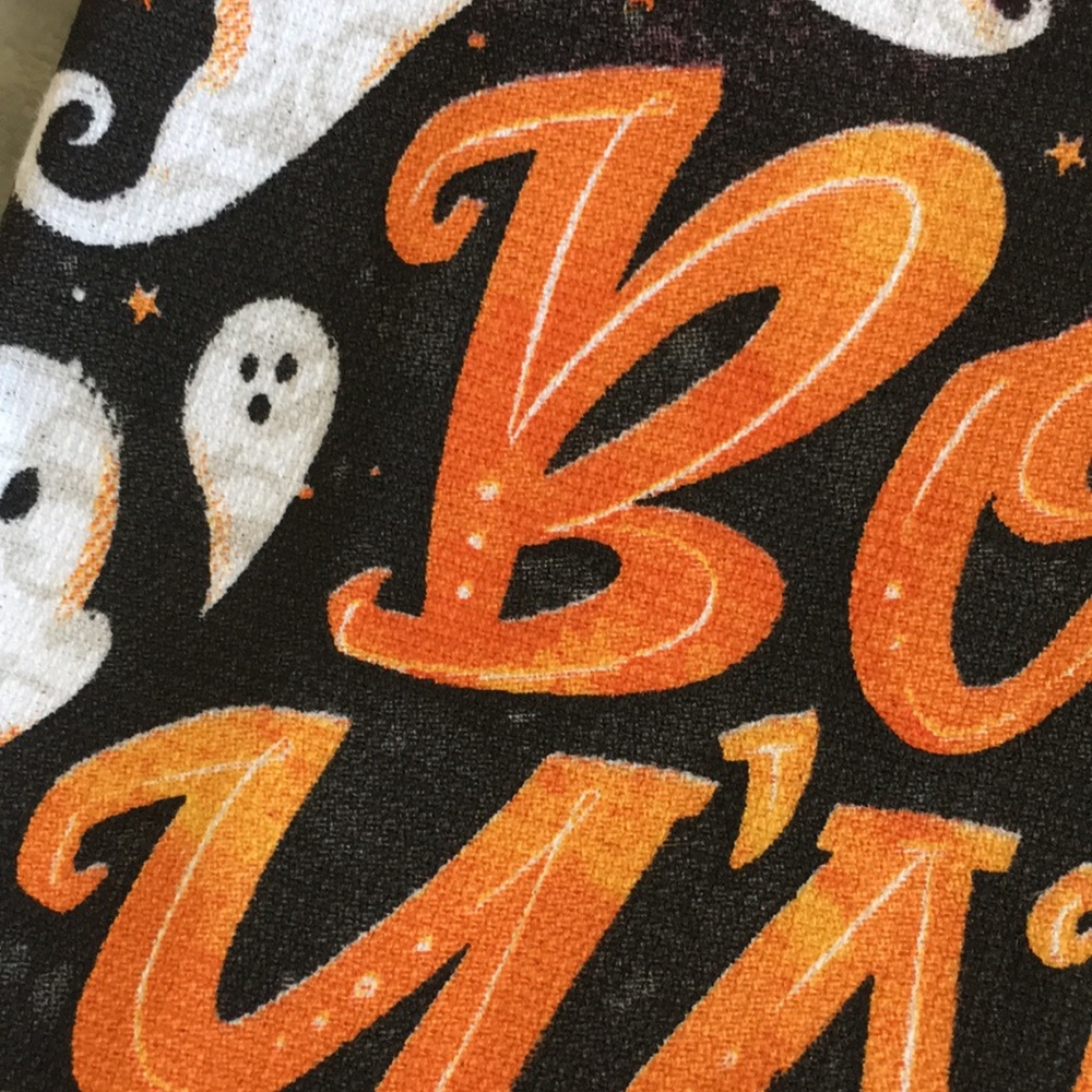 Ghosts Boo Y’all Kitchen Towel Cotton NWT Kay Dee Designs 26x16” - Picture 5 of 16